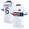 Camiseta de fútbol Paris Saint-Germain Verratti 6 Segunda Equipación 23-24 - Hombre